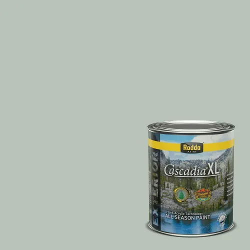 Miniatura 151 de Rodda Paint CASCADIA XL - Pintura satinada exterior e imprimación en uno, cuarto de galón, banderín para bebé