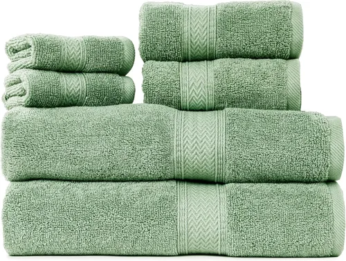 Miniatura 20 de HILLFAIR 600 GSM- 40 x 80 pulgadas- 100% algodón juego de 2 toallas de baño XXL extragrandes- suaves altamente absorbentes toallas de baño jumbo