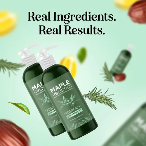 Miniatura 10 de Champú aclarante para cabello graso y cuero cabelludo - Champú de limpieza profunda que elimina la acumulación con aceite de romero - Champú que
