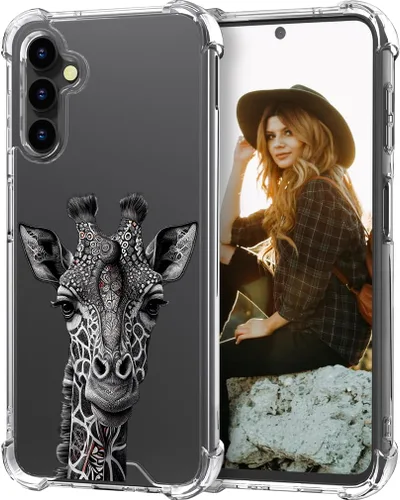 Miniatura 106 de Hungo Funda compatible con Samsung Galaxy S23 con diseño floral y bonito diseño transparente, femenino para mujeres y niñas, con hermoso clavel
