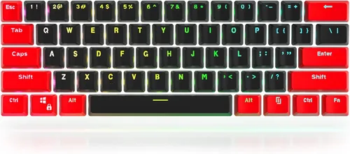 Miniatura 9 de GTSP 61 Teclas 60 Por Ciento, Teclas Ducky One 2 Mini para Teclado Mecánico Perfil OEM RGB PBT Set de Teclas con Extractor de Teclas para Cherry MX