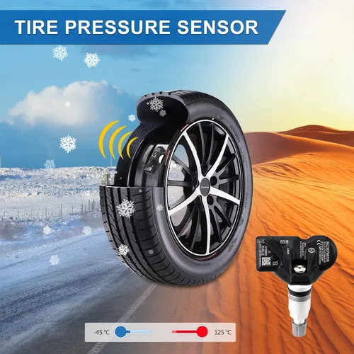 Miniatura 5 de TPMS Sistema de monitoreo de presión de neumáticos de repuesto OE 36236798726 433MHz Sensor de presión de neumáticos preprogramado compatible