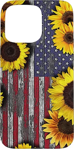 Miniatura 31 de American Flag with Sunflowers Case for iPhone 17