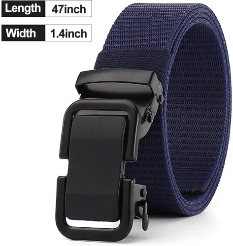 Miniatura 3 de Cinturón táctico para hombre, de liberación rápida, estilo militar, para senderismo, trabajo, deportes, cinturón ajustable y transpirable