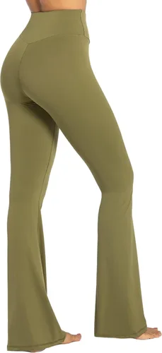 Miniatura 6 de Sunzel Womens Flare Leggings with Tummy Control Crossover Waist and Wide Leg