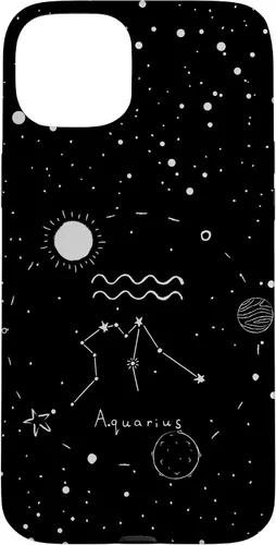 Miniatura 9 de Funda estética con signo del zodiaco celestial para iPhone 12 mini Acuarario