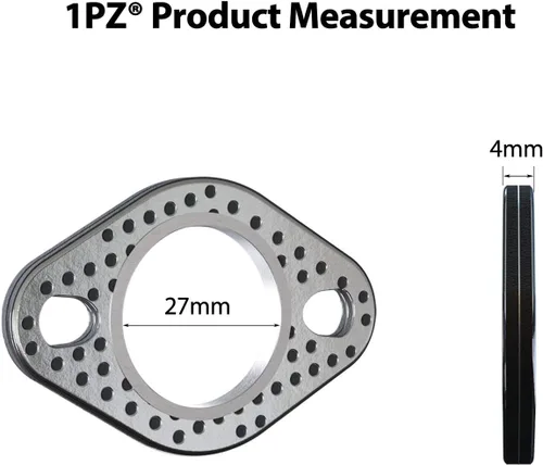 Miniatura 6 de 1PZ EGS-M27 Junta de escape para GY6 49cc 50cc 70cc 90cc 110cc 125cc 150cc Scooter Ciclomotor Motocicleta Go Kart ATV Quad 4Wheeler Buggy de dunas