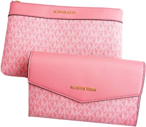 Miniatura 4 de Michael Kors Charlotte Bolso bandolera grande 3 en 1 de cuero