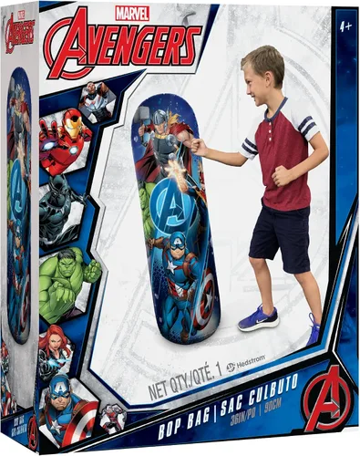 Miniatura 2 de Hedstrom Marvel Avengers Bop Bag - Saco de boxeo inflable, 36 pulgadas, (56-9106)