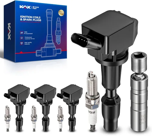 Miniatura 39 de Bobina de encendido KAX UF303 Paquete de 6 unidades Compatible con Trailblazer, Envoy XL, H3, Trailblazer EXT, Rainier, i-370, i-350, i-290, i-280