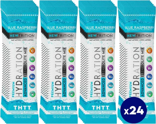 Miniatura 20 de Polvo de hidratación, paquetes de polvo de electrolitos, paquetes hidratantes con sabor natural para agua, electrolitos hidratantes de acción rápida