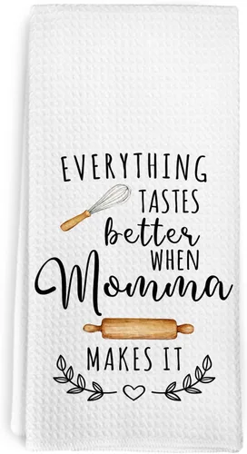 Miniatura 17 de Gigi - Toallas de cocina para el día de la madre, regalos de cumpleaños, para mujeres, abuelas de nietos, nietos, todo sabe mejor cuando Gigi lo