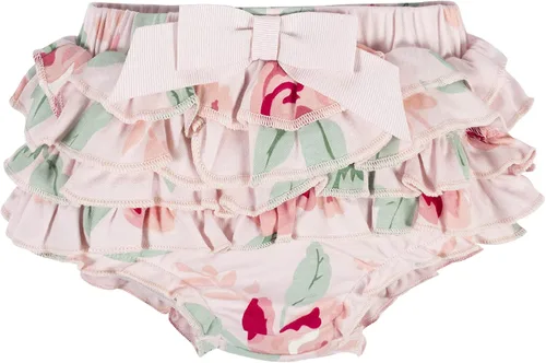 Miniatura 3 de Gerber Conjunto de 3 mamelucos de manga corta para bebés y niñas, funda de pañales y diadema