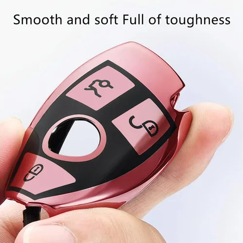 Miniatura 3 de Hermosa funda de TPU suave para llaves inteligentes de coche adecuada para Mercedes benz CLS CLA CLK G GL R SLK AMG A B C CL S SL M ML Class Auto