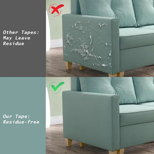 Miniatura 5 de Protector de muebles antiarañazos para gatos, protector de muebles autoadhesivo transparente de gatos que arañan las garras, protector de sofá