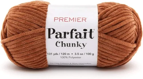 Miniatura 20 de Premier Parfait Hilo Grueso - Súper Voluminoso para Tejer y Hacer Ganchillo, Chenilla, Sunshine