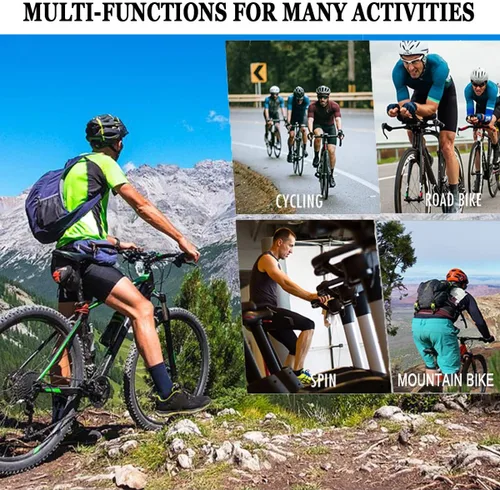 Miniatura 6 de ZEROBIKE Conjunto de camiseta de ciclismo de manga corta para hombre, transpirable, de secado rápido, acolchado, 3D, ropa de bicicleta MTB