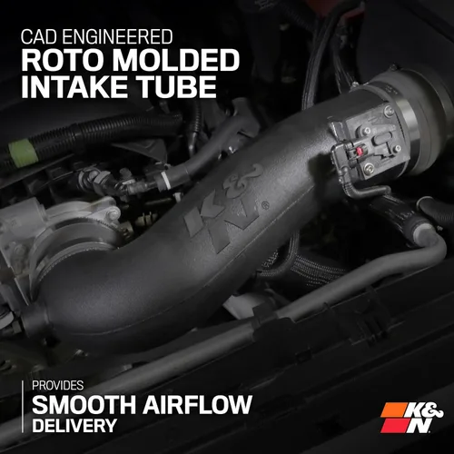 Miniatura 4 de K&N - sistema de admisión de aire frío: Alto rendimiento; aumenta los caballos de fuerza: Compatible con Toyota Tacoma de 2016-2019, 57-9039
