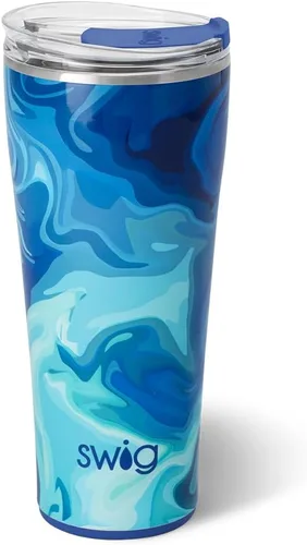 Miniatura 46 de Swig Life - Vaso aislante de 22 onzas, vaso de viaje para café con tapa, taza de café para viaje compatible con portavasos, de acero inoxidable