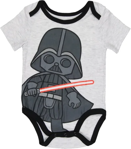 Miniatura 3 de Star Wars - Pijama de una pieza Darth Vader Chewbacca R2-D2 para bebé, 3