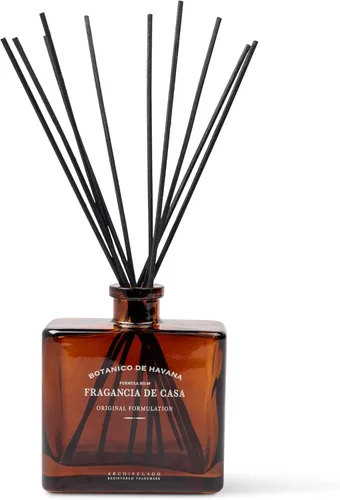 Archipelago Botanicals Difusor Botanico de Havana, incluye aceite de fragancia, tapa de madera decorativa y 10 varillas difusoras, perfecto para la