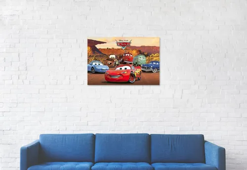 Miniatura 6 de Cars Pyramid International - Póster (24.0 x 36.0 in), diseño de madera, multicolor