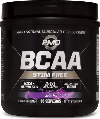 Miniatura 10 de PMD Sports BCAA - Aminoácidos sin estimulación – Mejor rendimiento de entrenamiento, recuperación mejorada, energía diaria, constructor muscular