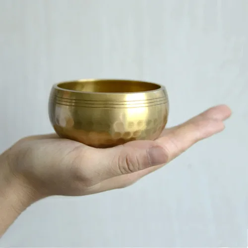 Miniatura 5 de Cuencos cantores, juego de cuencos tibetanos, cuenco de meditación, cuencos de sonido, fáciles de jugar para principiantes Gold Starter Edition