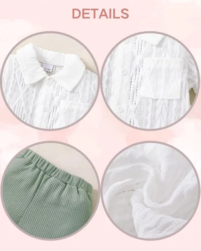 Miniatura 11 de Conjunto de ropa de verano para bebé y niño, camiseta de manga corta de algodón, pantalones cortos de dinosaurios, conjunto de ropa para niño