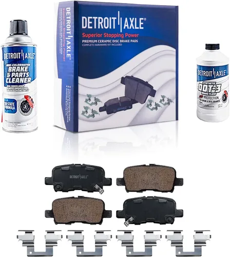 Miniatura 69 de Detroit Axle - Pastillas de Freno Delantero para Mercedes- Benz C230 C250 C300 SLK250, Pastillas de Freno Cerámica w/Reemplazo de Hardware