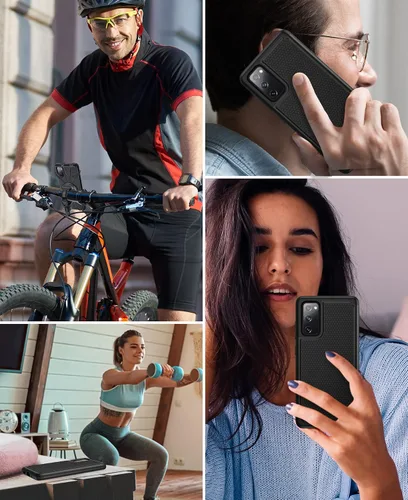 Miniatura 6 de Funda para Galaxy S20 FE 5G: Funda de doble capa para Samsung S20 FE Protección a prueba de golpes Textura antideslizante mate Funda protectora