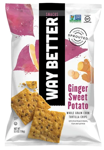 Miniatura 31 de Way Better Snacks Chips de tortilla, batata, 5.5 onzas