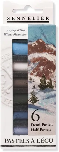 Miniatura 4 de SENNELIER Pastel francés extrasuave para artistas profesionales, medio pastel primaveral, juego de 6 MUELLE