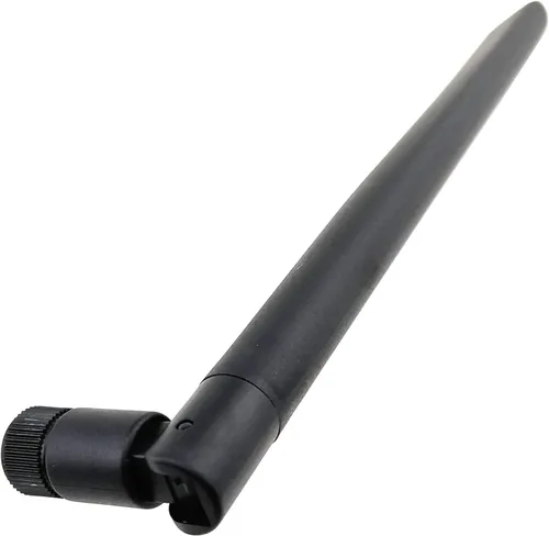 Miniatura 4 de Antena WiFi (paquete de 2) de doble banda 2.4GHz 5GHz 5.8GHz RP-SMA macho (agujero) 6dBi para adaptador de red inalámbrica Router