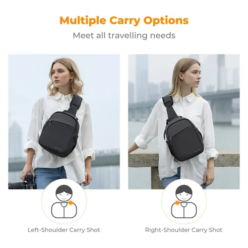 Miniatura 6 de K&F CONCEPT Bolso Pequeño para Cámara para Fotógrafo, Bolso de Hombro Cruzado para Cámara DSLR/SLR/Sin Espejo, Estuche Compacto para Cámara