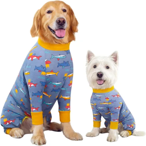 Miniatura 14 de Traje de recuperación para perros después de la cirugía para hembras y machos, camiseta de castración para perros de talla mediana y grande