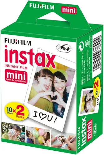 Miniatura 2 de Fujifilm Instax Mini Link 2 Impresora para Smartphone Más Películas Instax Mini Paquete de 20. Más Pegatinas. Paño de Microfibra Multiuso de Blanco