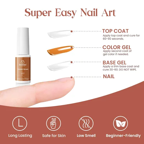 Miniatura 8 de beetles Gel Polish 12 piezas de esmalte de gel blanco nude, rojo y verde, pintura en remolino, arte de uñas en gel, pincel fino integrado