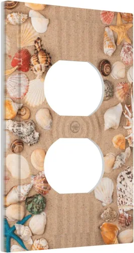 Miniatura 35 de Cubiertas Decorativas para Placas de Interruptor Abstracto Moderno de Mediados de Siglo Arco Boho Sol Dorado Hoja 1 Gang Placa de Pared Cubierta