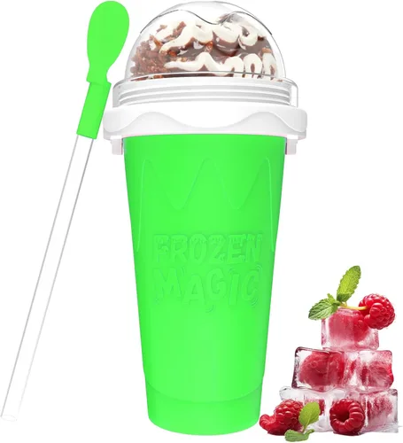 Miniatura 10 de Taza de Fabricante de Granizado, Tazas de Fabricante de Granizado DIY, Taza de Granizado Portátil para Jugos, Leche y Helado, Taza de Granizado