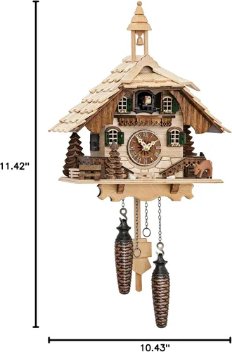 Miniatura 2 de Engstler Reloj de cuco de cuarzo Black Forest House EN 444/7 Q