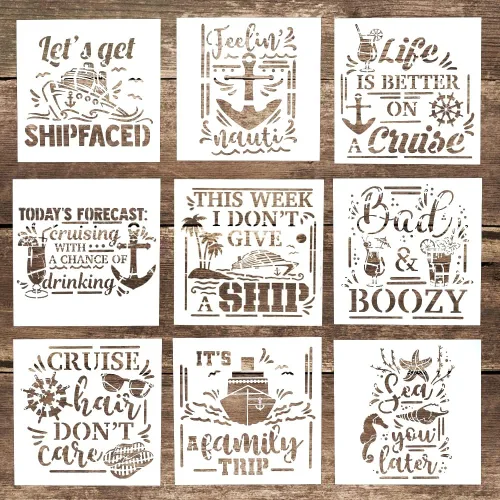 Plantilla decorativa de plantillas de letras para manualidades, para álbumes de recortes, pintura en pasteles, madera, lienzo, piso, pared, azulejos