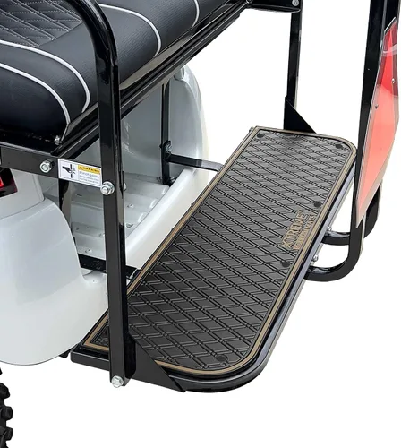 Xtreme Mats - Tapete para carrito de golf para escalones de reposapiés orientados hacia atrás y kits de asiento trasero, forro de goma para Genesis
