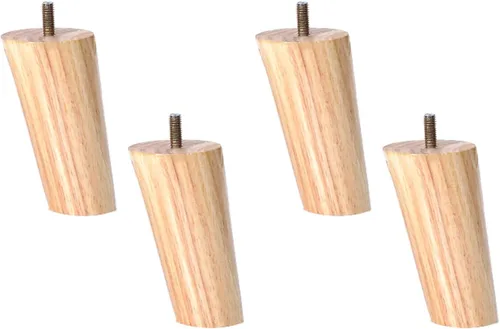 Miniatura 12 de M8 - Patas oblicuas de madera maciza para muebles, patas de mesa, patas de soporte para sofá, 3.1-27.6 in, para mueble de TV, escritorio, mesa