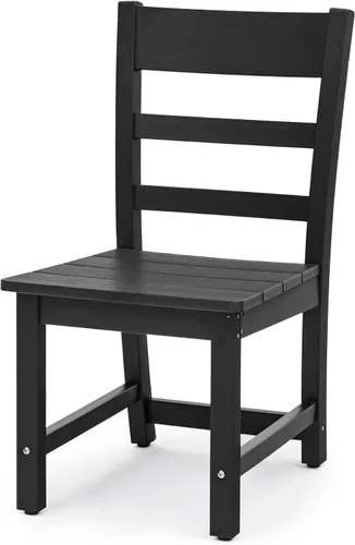 Cozyman Sillas de comedor para exteriores sin brazos, resistentes a todo tipo de clima, sillas de comedor para patio, silla clásica, soporta 350