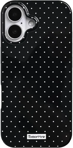 Miniatura 71 de inewateri Funda compatible con iPhone 11 con bonito diseño estético de lunares a la moda, fundas simples para TPU suave, funda de protección Negro