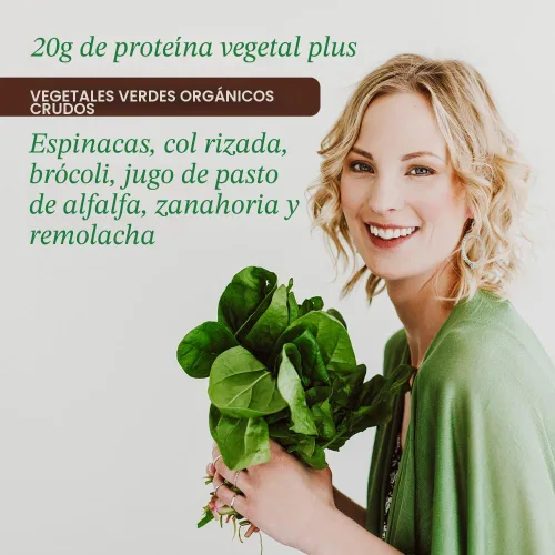 Miniatura 4 de Garden of Life Proteína orgánica cruda y verduras, cacao de chocolate, 1 lb 5.51 oz (610 g)