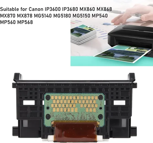 Miniatura 3 de Yoidesu Cabezal de impresión de impresora de repuesto para IP3600 IP3680 MX860 MX868 MX870 MX878 MG5140 MG5180 MG5150 MP540 MP560 MP568, impresión