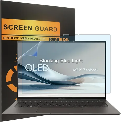 KEANBOLL Paquete de 2 protectores de pantalla con bloqueo de luz azul para portátil ASUS ZenBook S 14 (UX5406), antideslumbrante y antihuellas