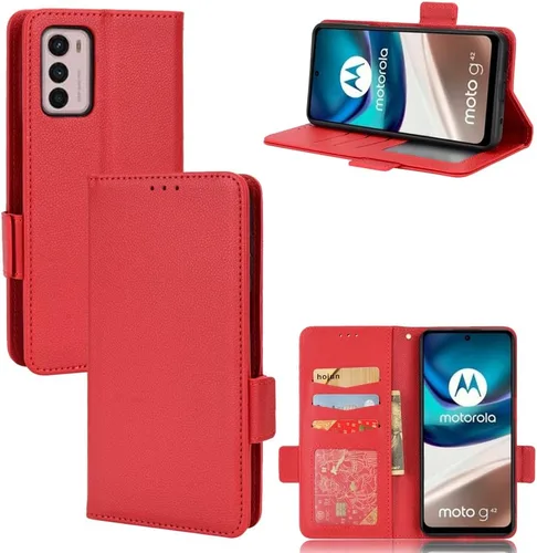 Miniatura 224 de Funda de piel sintética compatible con Motorola Moto E22 4G, funda de piel sintética compatible con Motorola Moto E22i 4G, color negro